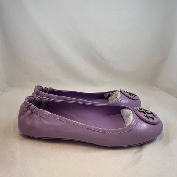 Tory Burch Minnie Travel Ballet in lavender cloud, size 9.5, BNIB,MSRP$228 - Picture 4 of 12